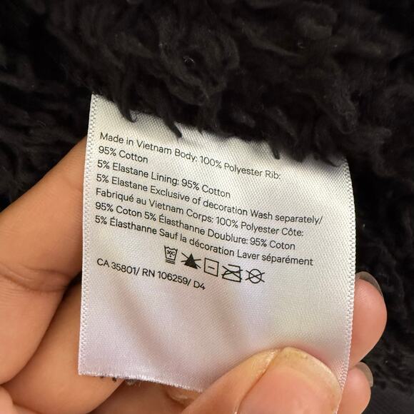 Lululemon‎ Oh So Sherpa Half Zip Black Women’s Size 6 Pullover Sweater Jacket - Picture 8 of 11